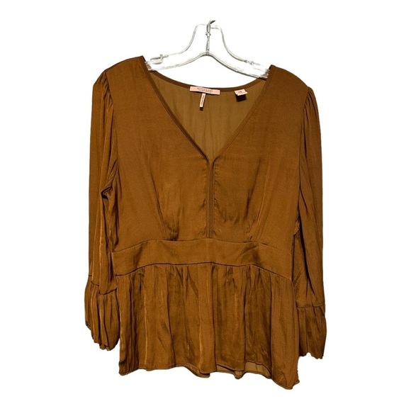 Scotch & Soda Medium V-Neck Peplum Top - Picture 4 of 7